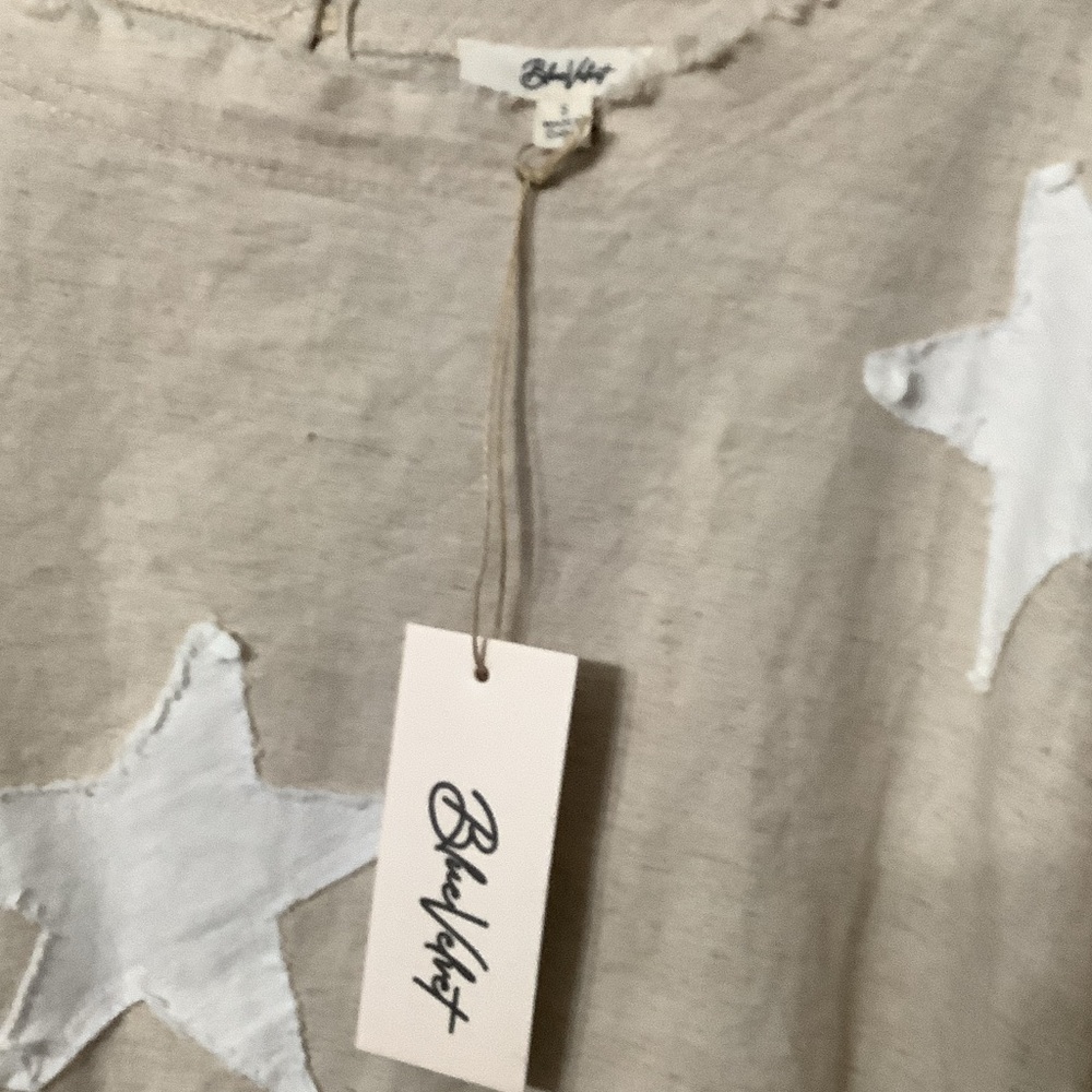 Beige Wide-Leg Pants and top with Distressed Detail a set - Picture 6 of 9